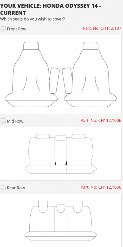 Honda Odyssey Seat Covers Seat Wagon Is What We Do Best