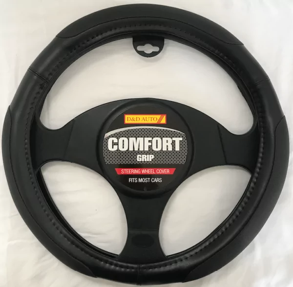 COMFORT GRIP BLACK STEERING COVER