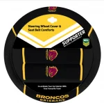 NRL Steering Wheel Cover BRONCOS