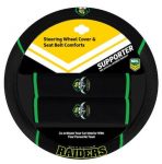 RAIDERS STEERING WHEEL COVER NRL