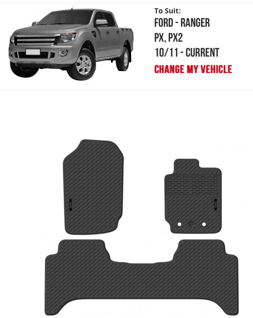 Ford Ranger Floor Mats