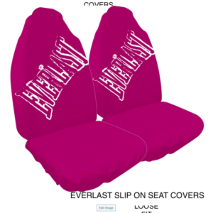 EVERLAST PINK SLIP ON SEAT COVERS