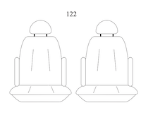 SEAT COVERS WITH 2 ARMREST