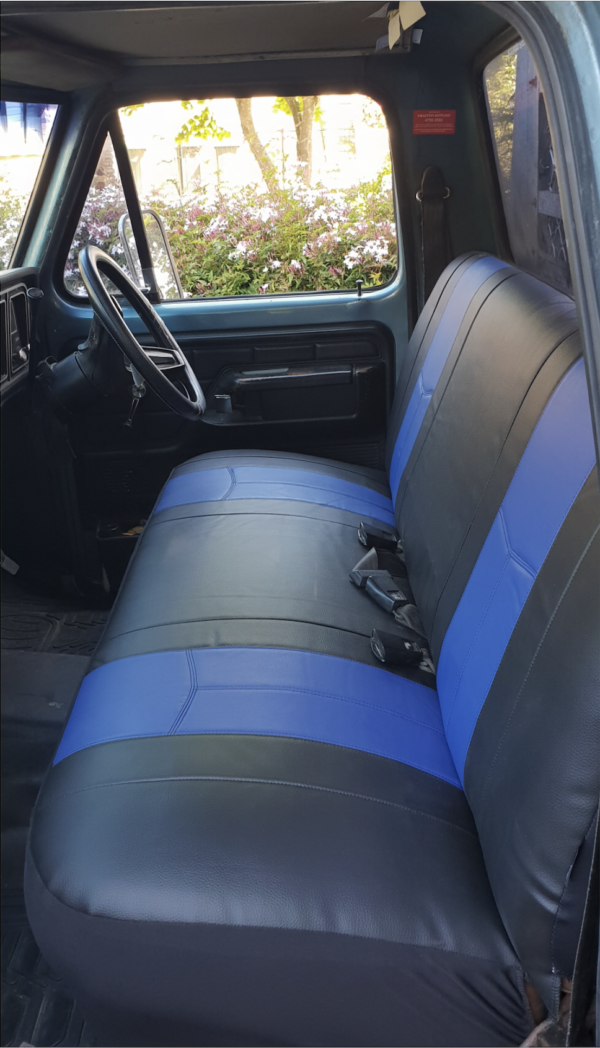 f100 seat bench covers