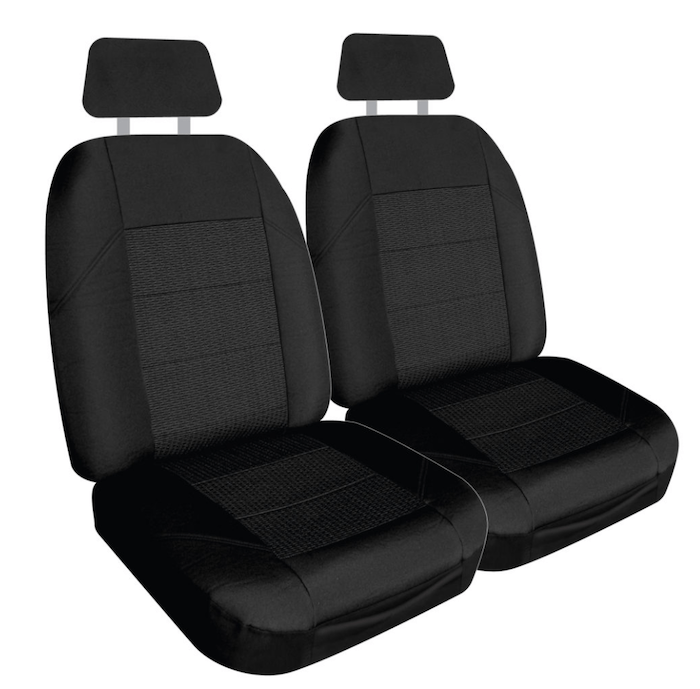 Heavy Duty Leatherette Seat Covers For Ford Ranger (2012-2022) – Front & Rear, Black, Waterproof