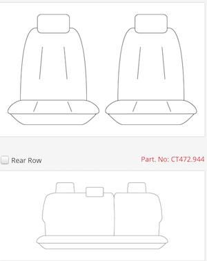 TOYOTA C-HR seat covers