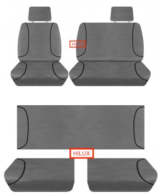 toyota hilux workmate seat covers