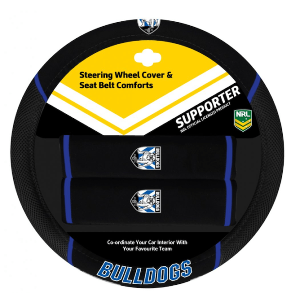 NRL Steering Wheel Cover BULLDOGS