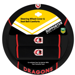 NRL Steering Wheel Cover Dragons NEW