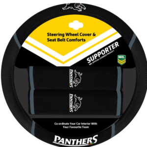 NRL Steering Wheel Cover Panthers NEW