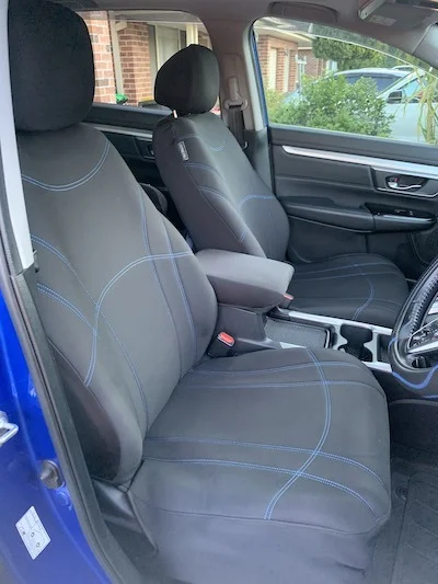 blue neoprene seat covers