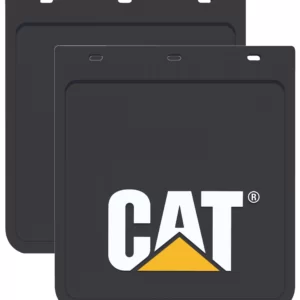 Caterpillar Mud Flaps 10 x 9 - Black