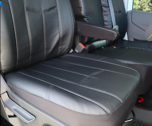 LEATHER LOOK PU SEAT COVER