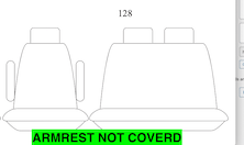 seat cover with dual armrest