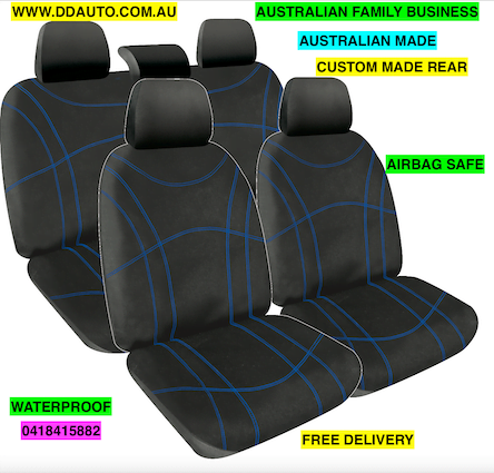 Neoprene Wetsuit Aussie made blue cover car seat covers