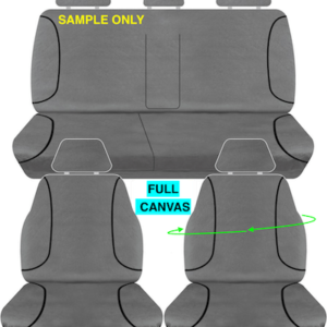 CANVAS GREY SEAT COVER