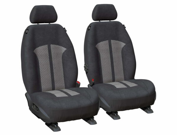 GREY SUEDE VELOUR SEAT COVERS