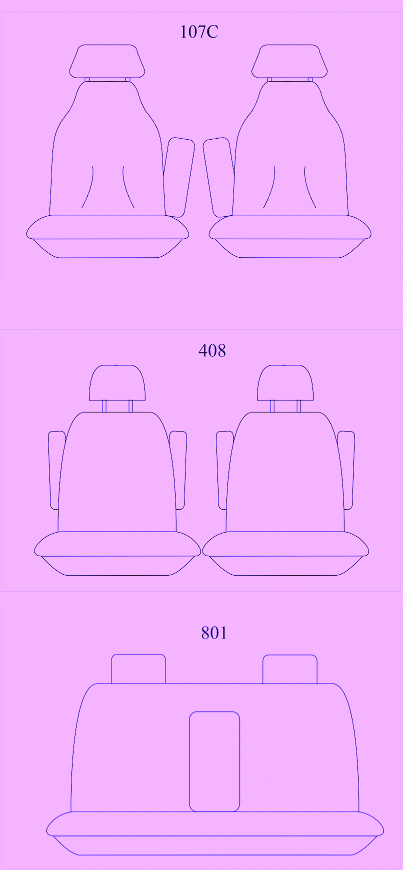 tarago seat covers