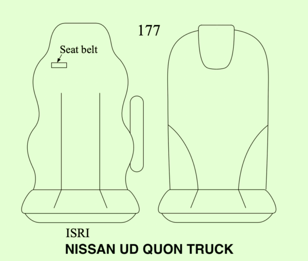 NISSAN UD QUON SEAT COVERS