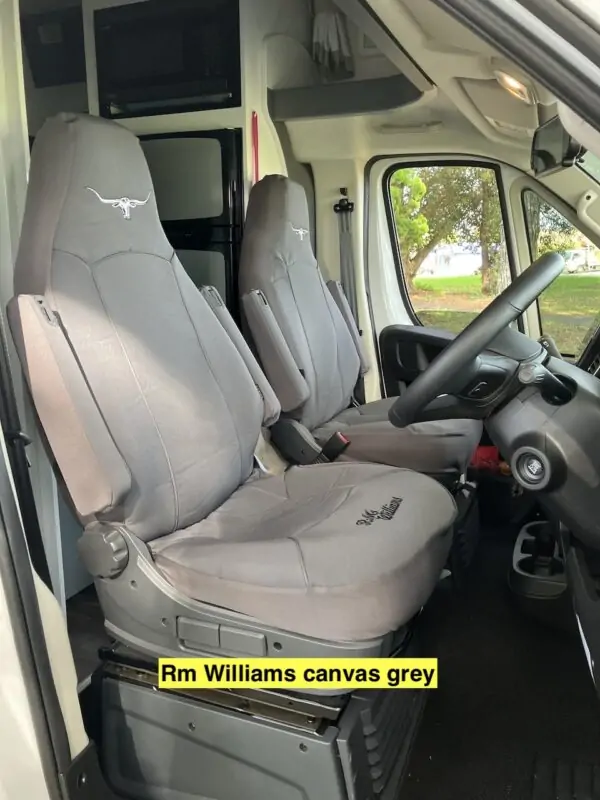 Rm Williams canvas grey seat covers