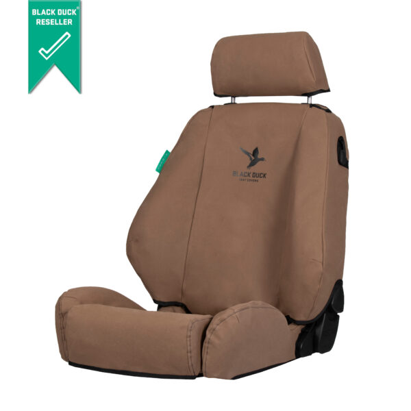 brown canvas seat covers