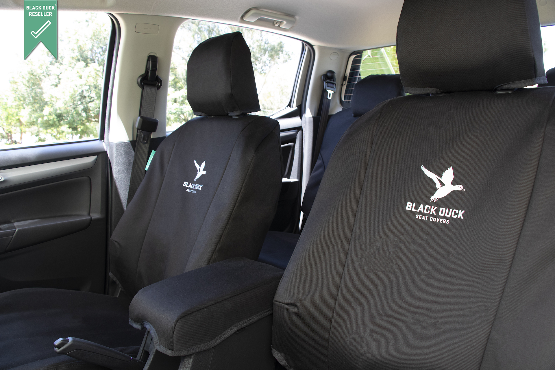 Black duck seat covers