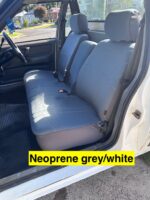 xh ute neoprene grey/white seat cover