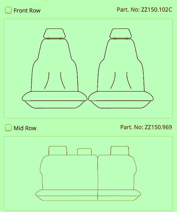 landcruiser 100-105 seat covers