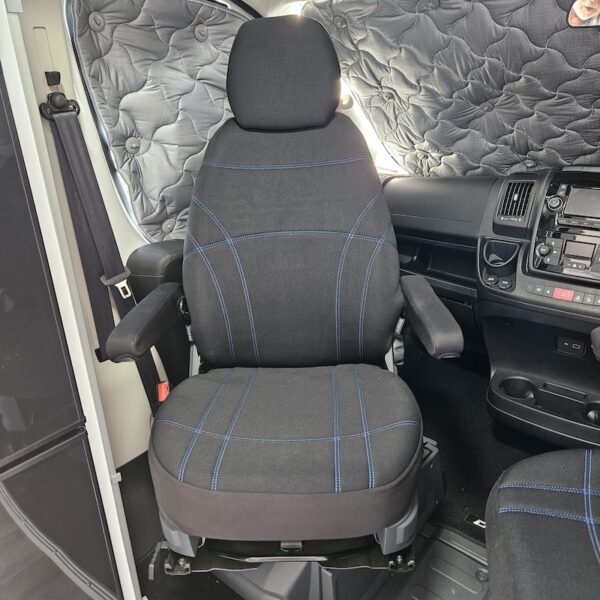 neoprene blue seat covers for captain chairs