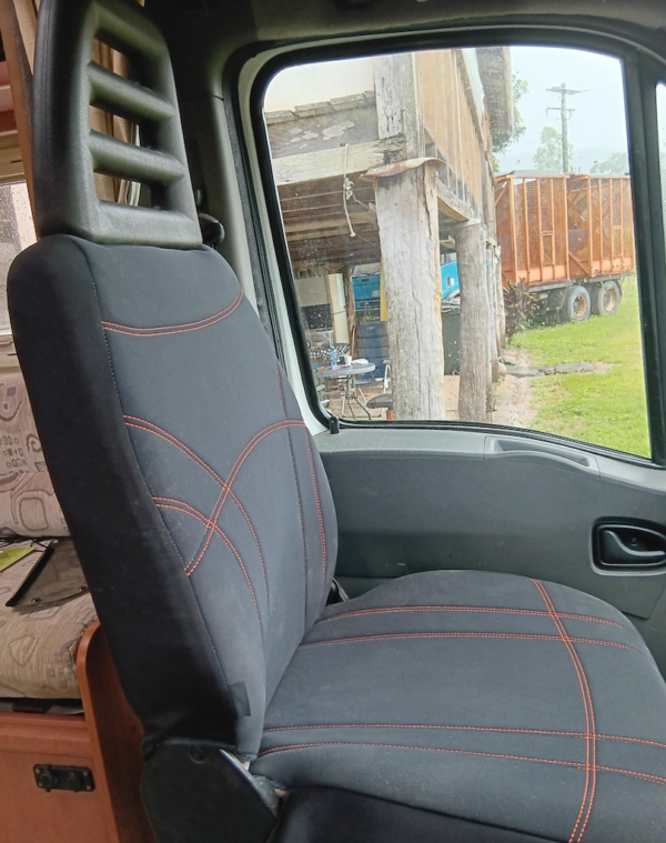 neoprene orange seat covers