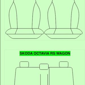SKODA RS SEAT COVERS