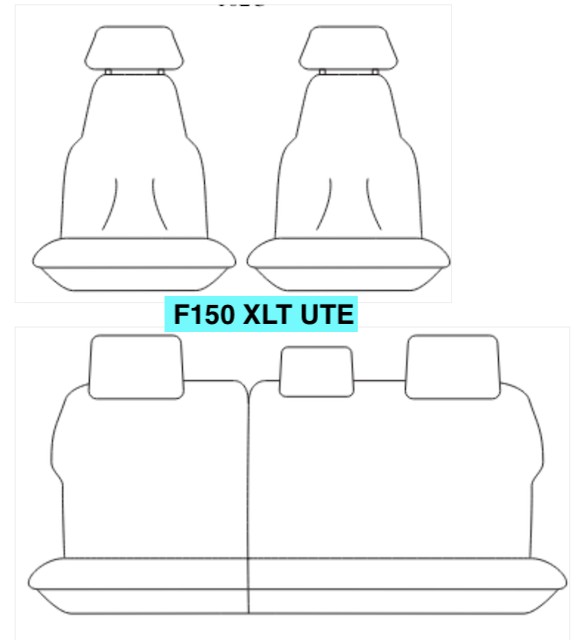 F150 XLT UTE SET COVERS