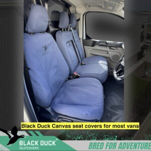 Black Duck van seat cover