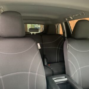 neoprene black/white seat covers