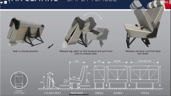 TECHSAFE 3 SEAT