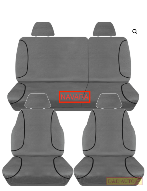 NISSAN NAVARA D40 CANVAS GREY