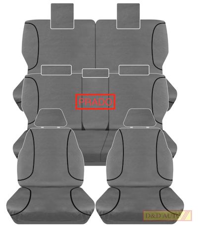 Prado seat covers