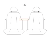 SEAT COVERS WITH 2 ARMREST