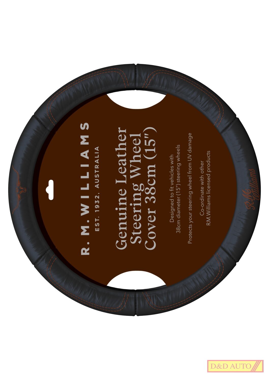 Rm Williams Leather Steering Wheel Cover - Image 7
