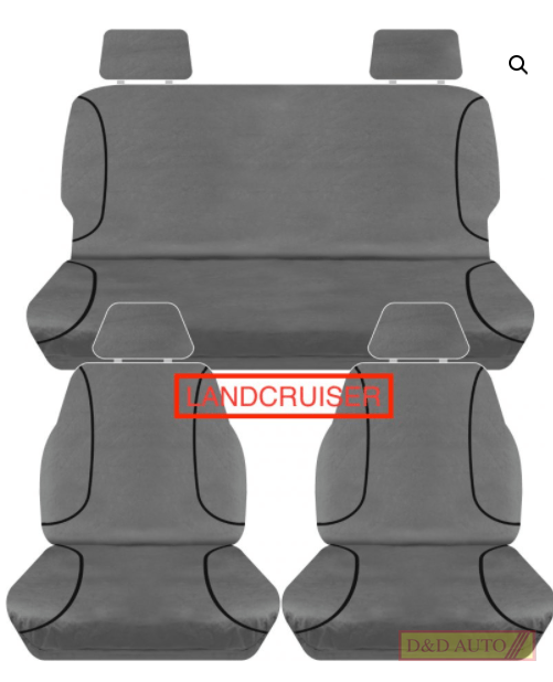 LANDCRUISER CANVAS NEW FRONT AND REAR