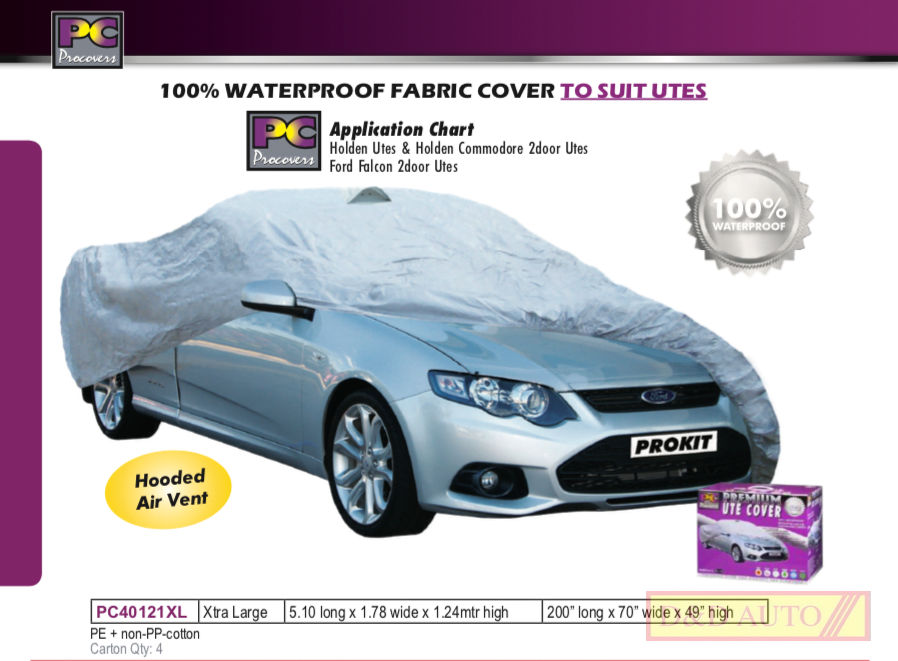 WATERPROOF UTE COVER