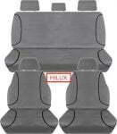 TOYOTA HILUX CANVAS GREY FRONT AND REAR