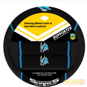 NRL Steering Wheel Cover Sharks
