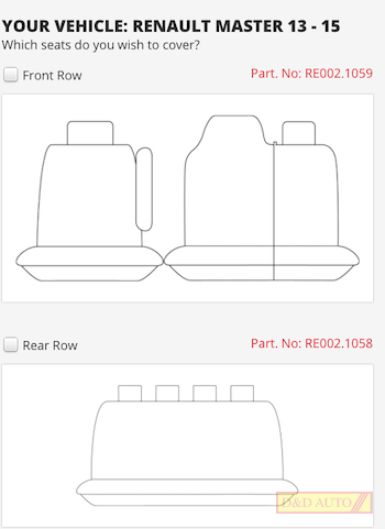 master seat covers