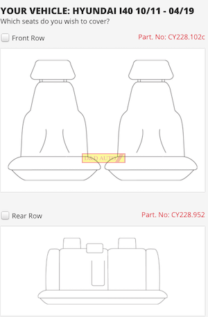 i40 nseat covers