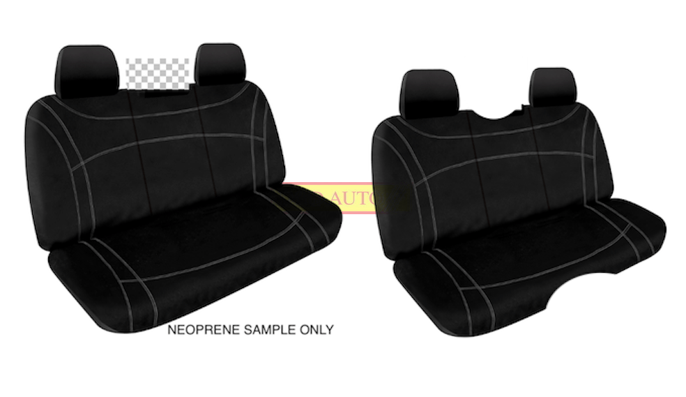 Holden Rodeo Dual Cab Seat Covers RA 03-08 6 Seater With Bench Seats - Image 6