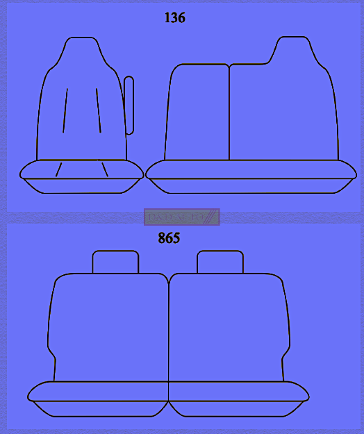 CANTER CREW CAB SEAT COVERS