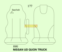 NISSAN UD QUON SEAT COVERS
