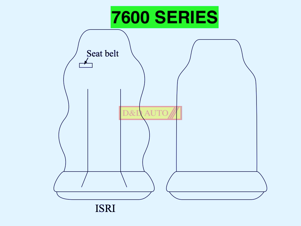 INTERNATIONAL 7600 SEAT COVERS