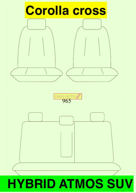 corolla cross seat covers